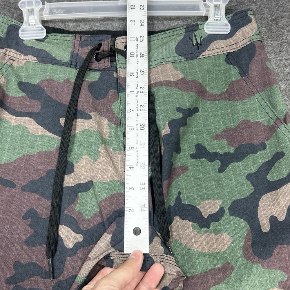 Forged Fightwear Shorts Mens 30 Woodland Camouflage Camo Drawstring MMA training - Picture 7 of 10